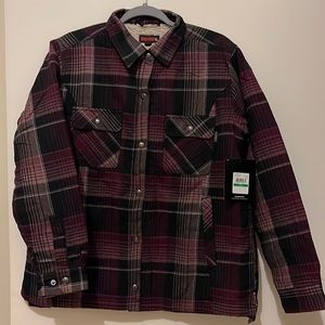 Wolverine shirt jacket size L NWT